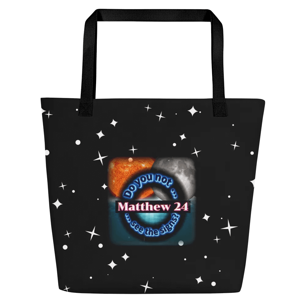 Matthew 24 - See the Signs Tote Bag with Pocket product image (1)