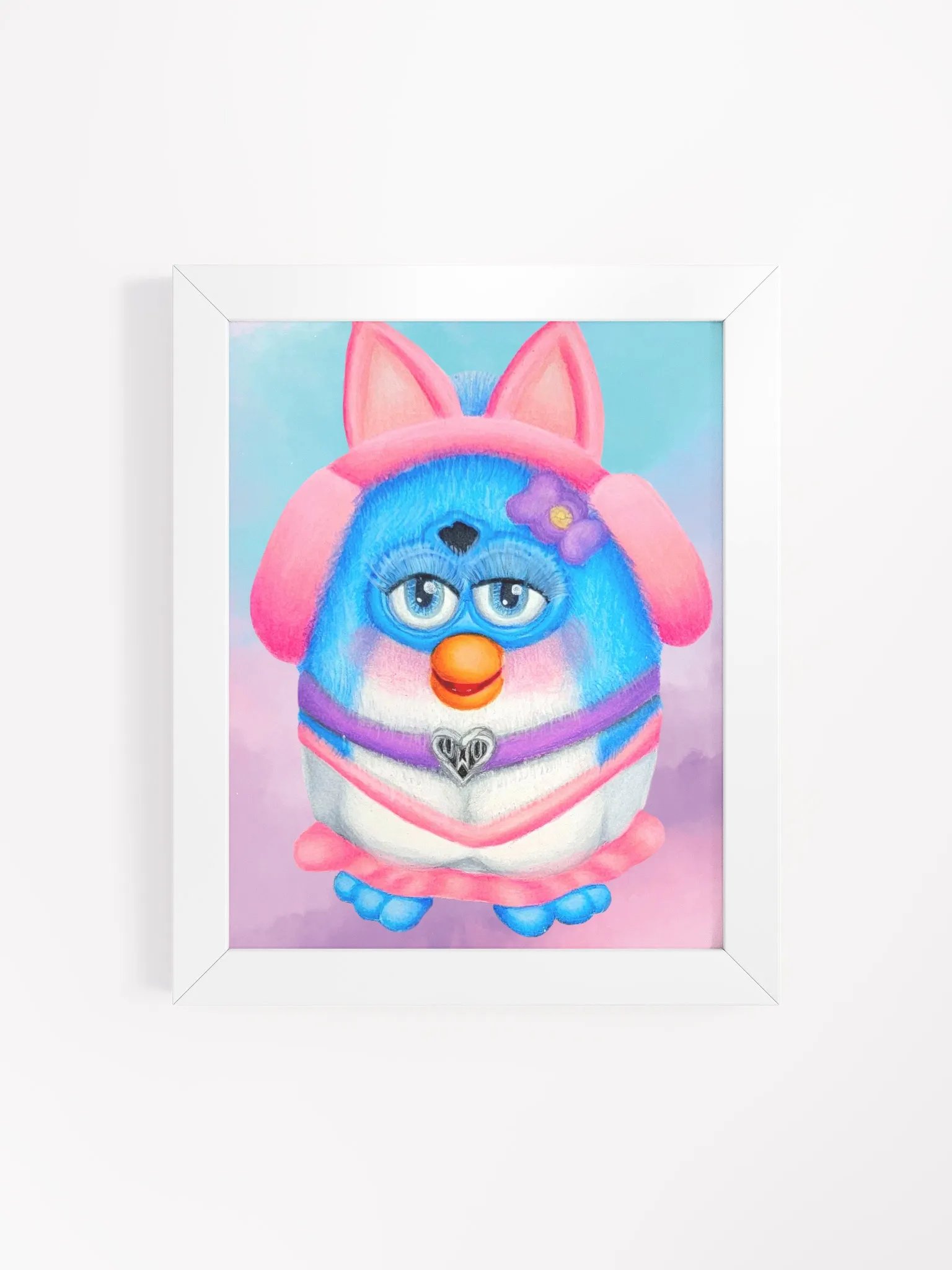 UwU Furby Framed Print product image (1)