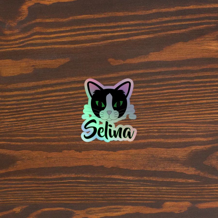 Selina's Holographic Cat Sticker product image (5)
