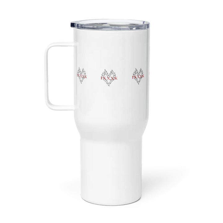 Fiery Black Heart Hydro Flask product image (1)