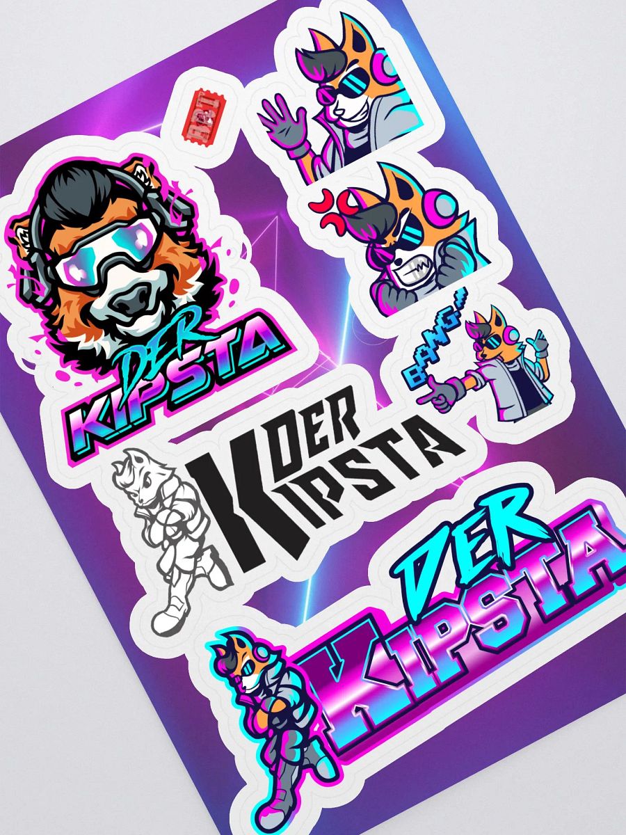 Kipsta Legacy Logo/Emote Sticker Sheet product image (1)