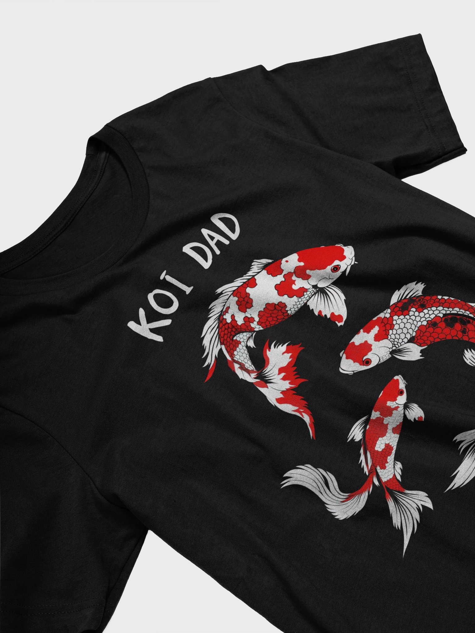 Koi Fish Shirt for Men Pond Lover Tee Japanese Style Koi Gift for Dad Nature Animal T-Shirt for Fishing and Garden Fans product image (3)