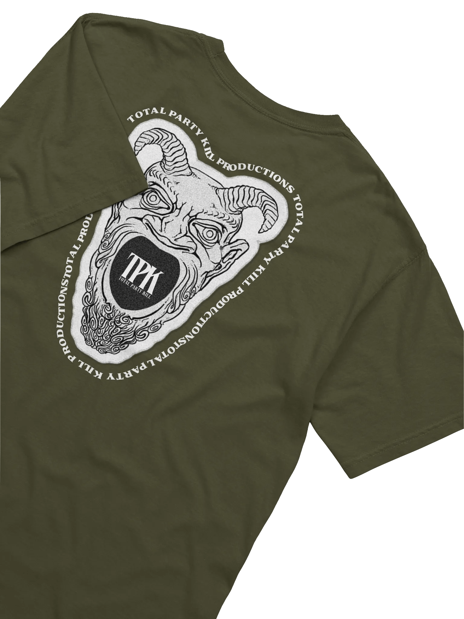 SHIRT OF HORROR (sage green) product image (5)