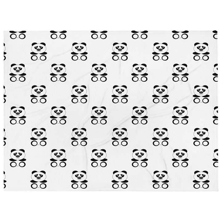 Cute Panda Black and White Aesthetic Design product image (1)
