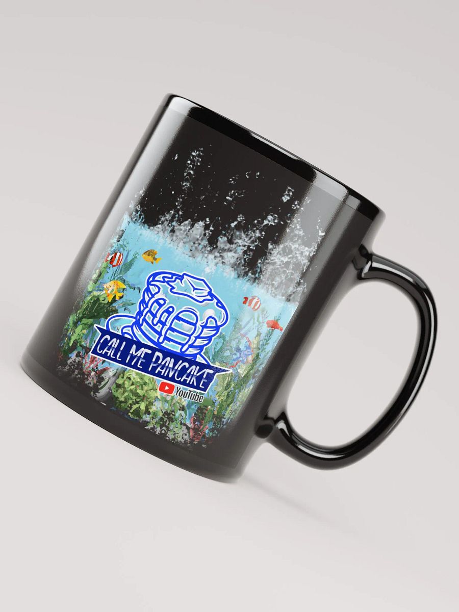 Pancake Aqua Mug in black product image (4)