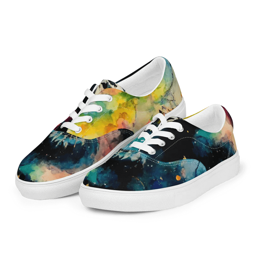 Celestial Night Men's canvas Lace-Up Shoes product image (3)