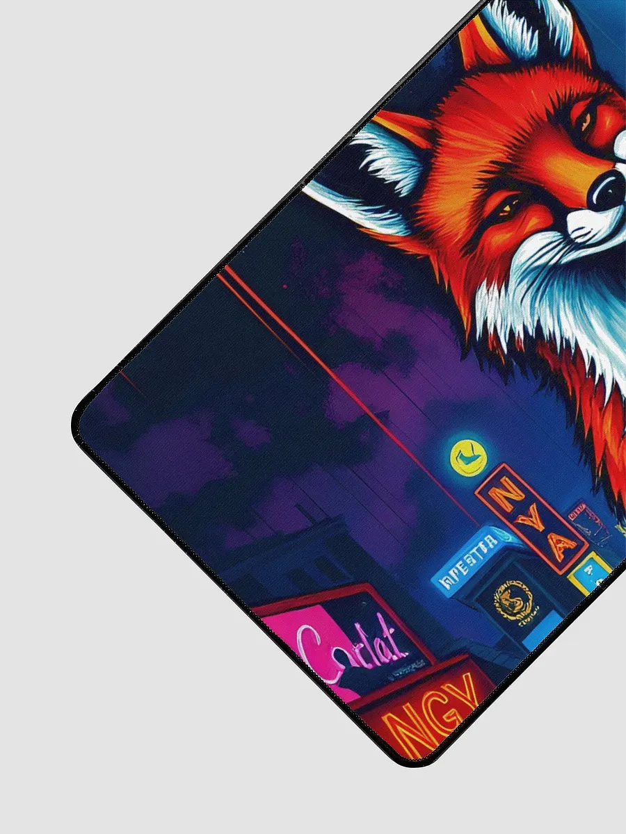 Meditating Fox Desk Mat product image (3)