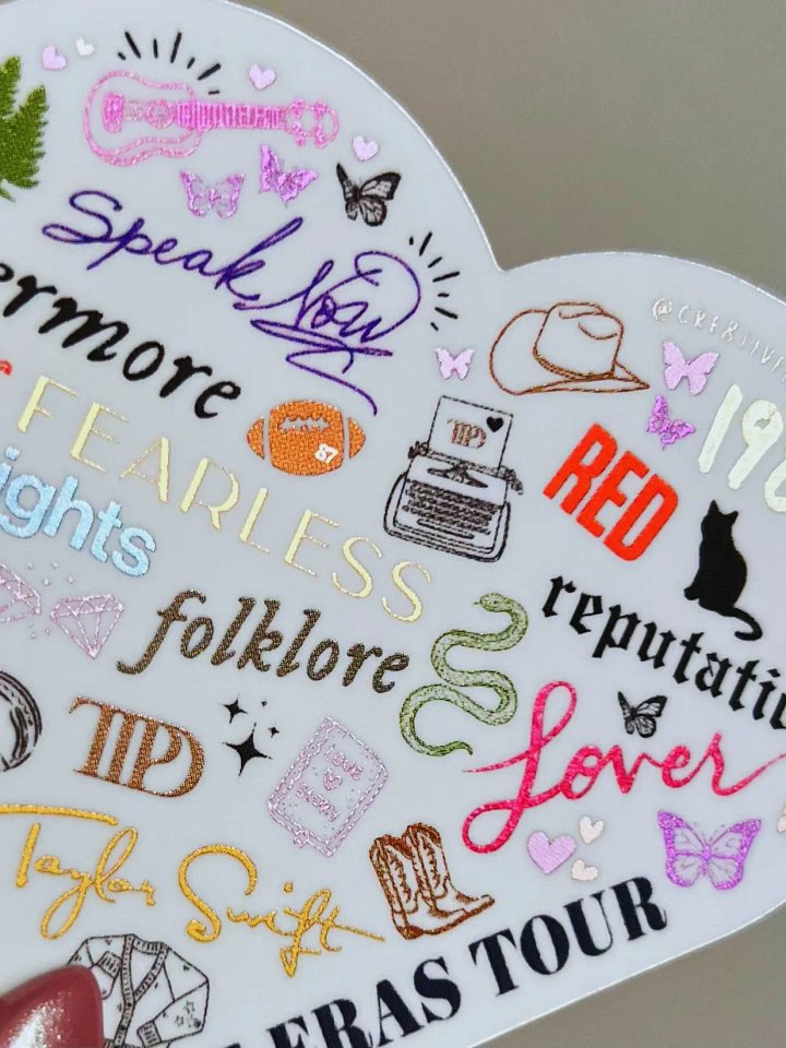 The Eras Tour Heart Small Sticker product image (2)