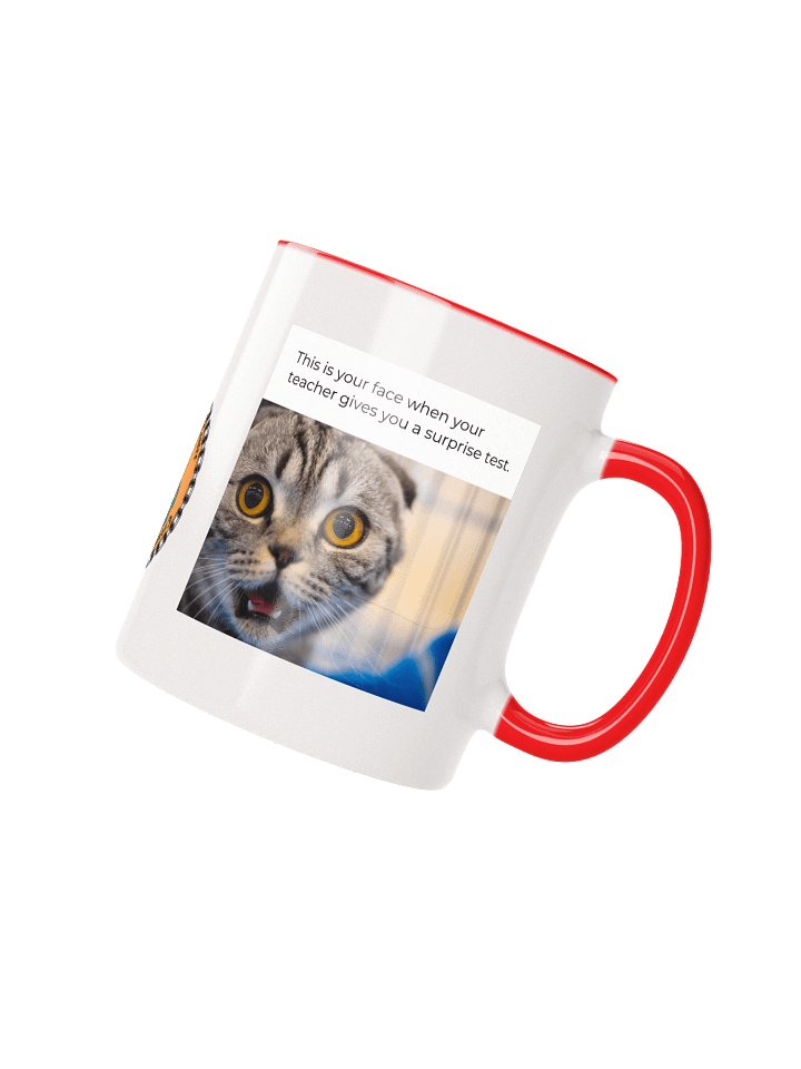 Surprise Meme Cat Ceramic 2T-Mug product image (2)