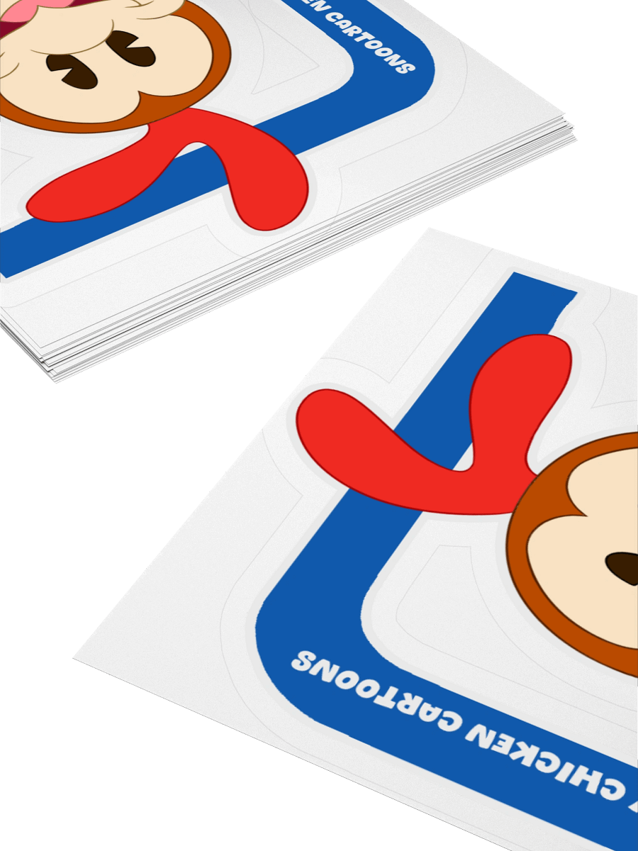 Chucky Chicken Official Chucketeer Kiss Cut Sticker product image (10)