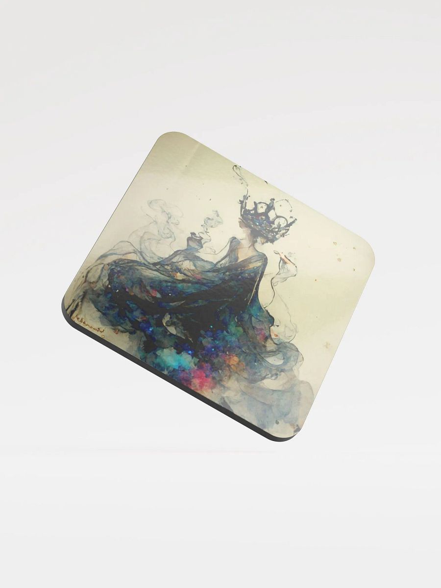 Ethereal Crown Cork Coaster product image (1)