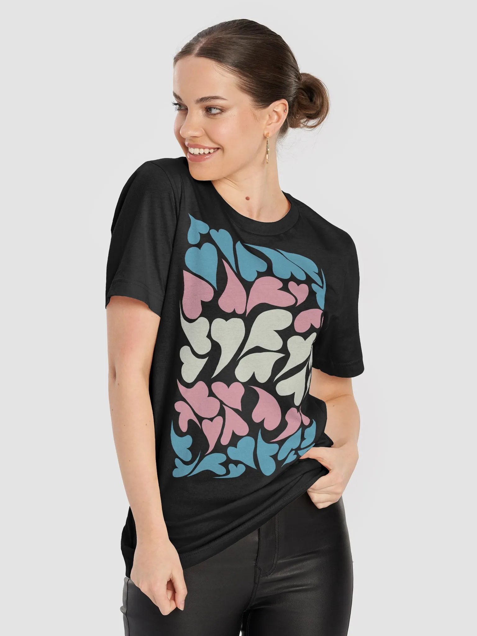 Nestled PRIDE Transgender T-shirt product image (31)