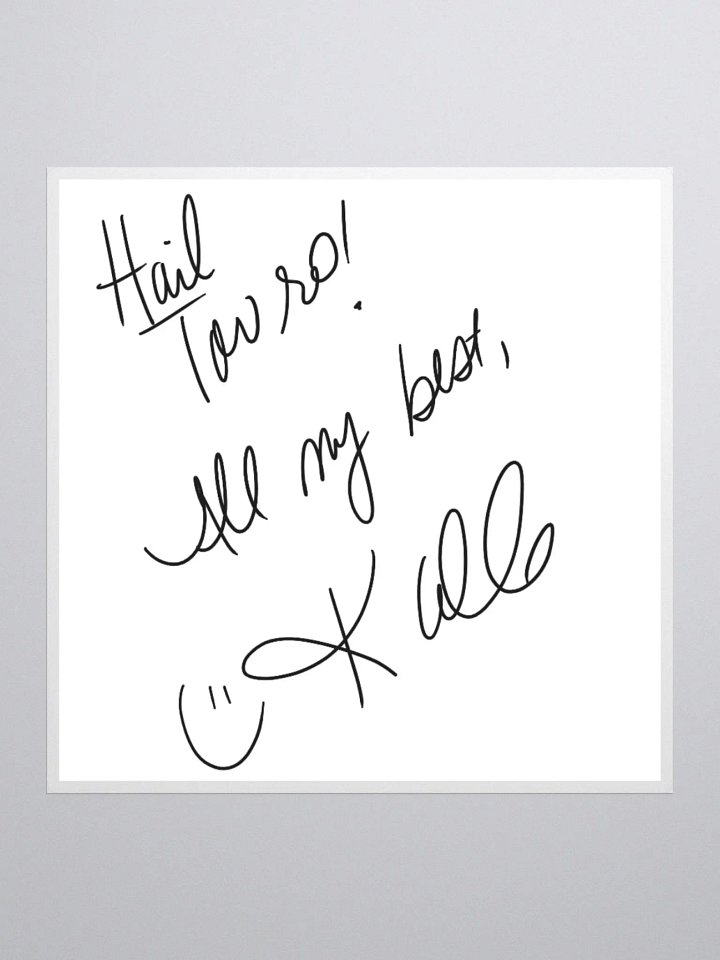 Digitally Signed Arcana Bookplate Sticker product image (1)