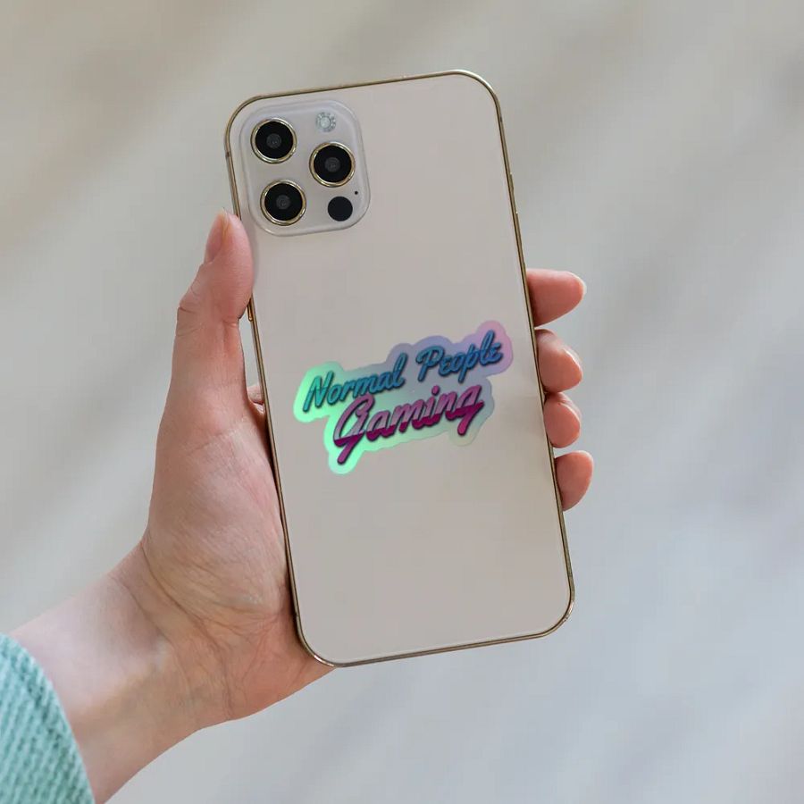 Normal People Gaming Holographic Sticker product image (6)