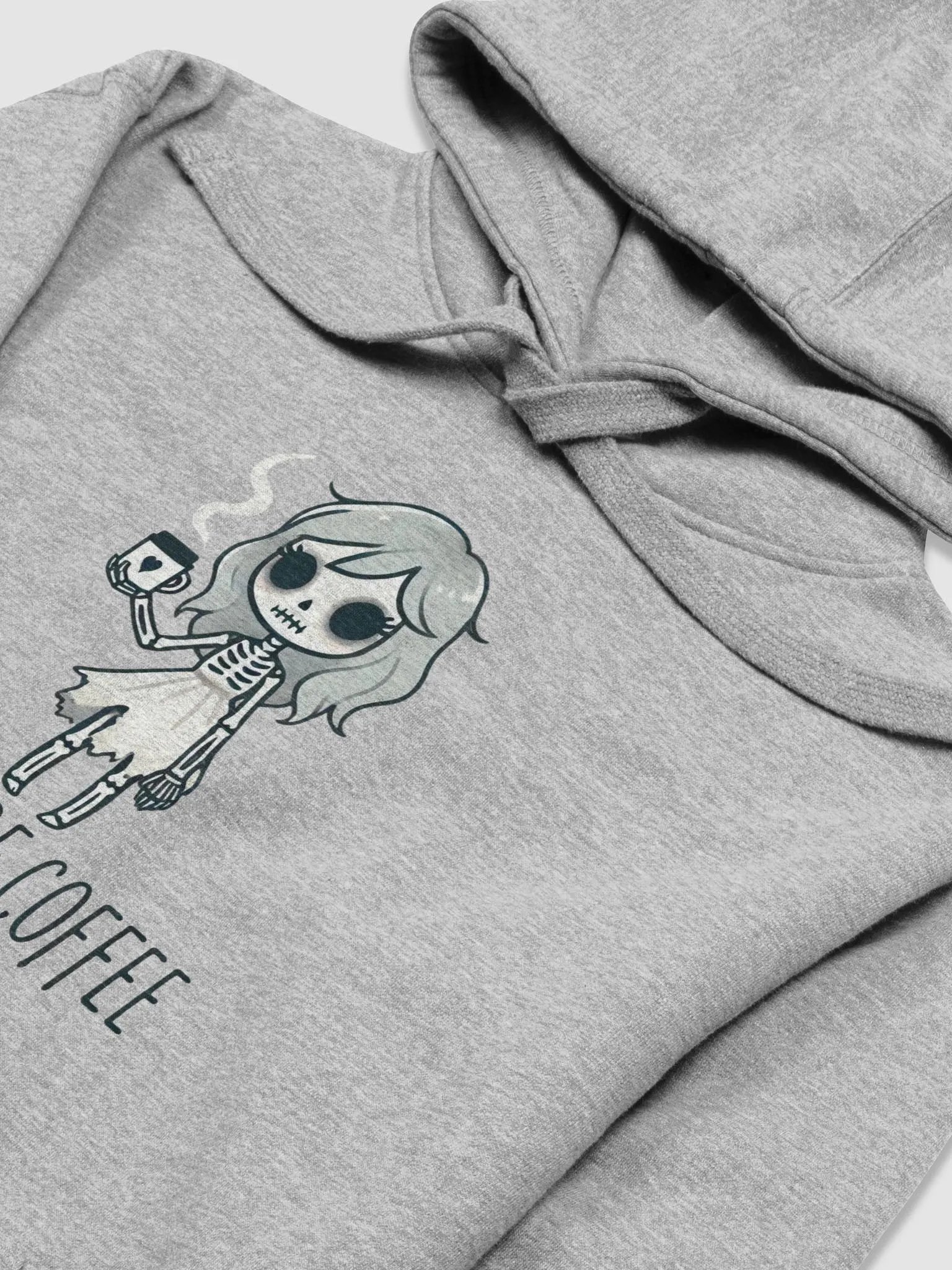 Me Before Coffee - Unisex Hoodie (Skeleton Girl Edition) product image (15)
