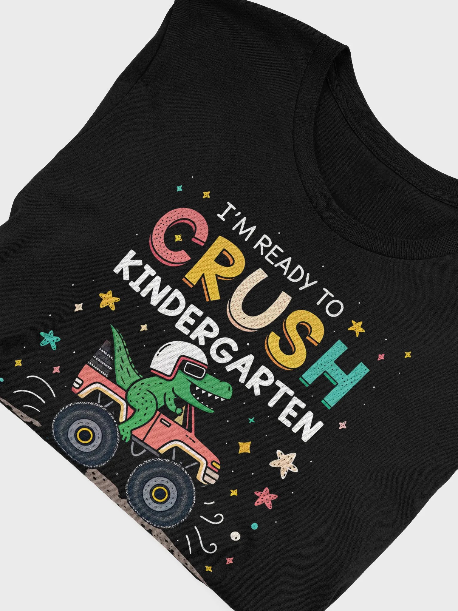 I'm Ready To Crush Kindergarten T-Shirt – Funny Back to School Tee for Boys Girls, First Day of Kindergarten Shirt product image (5)