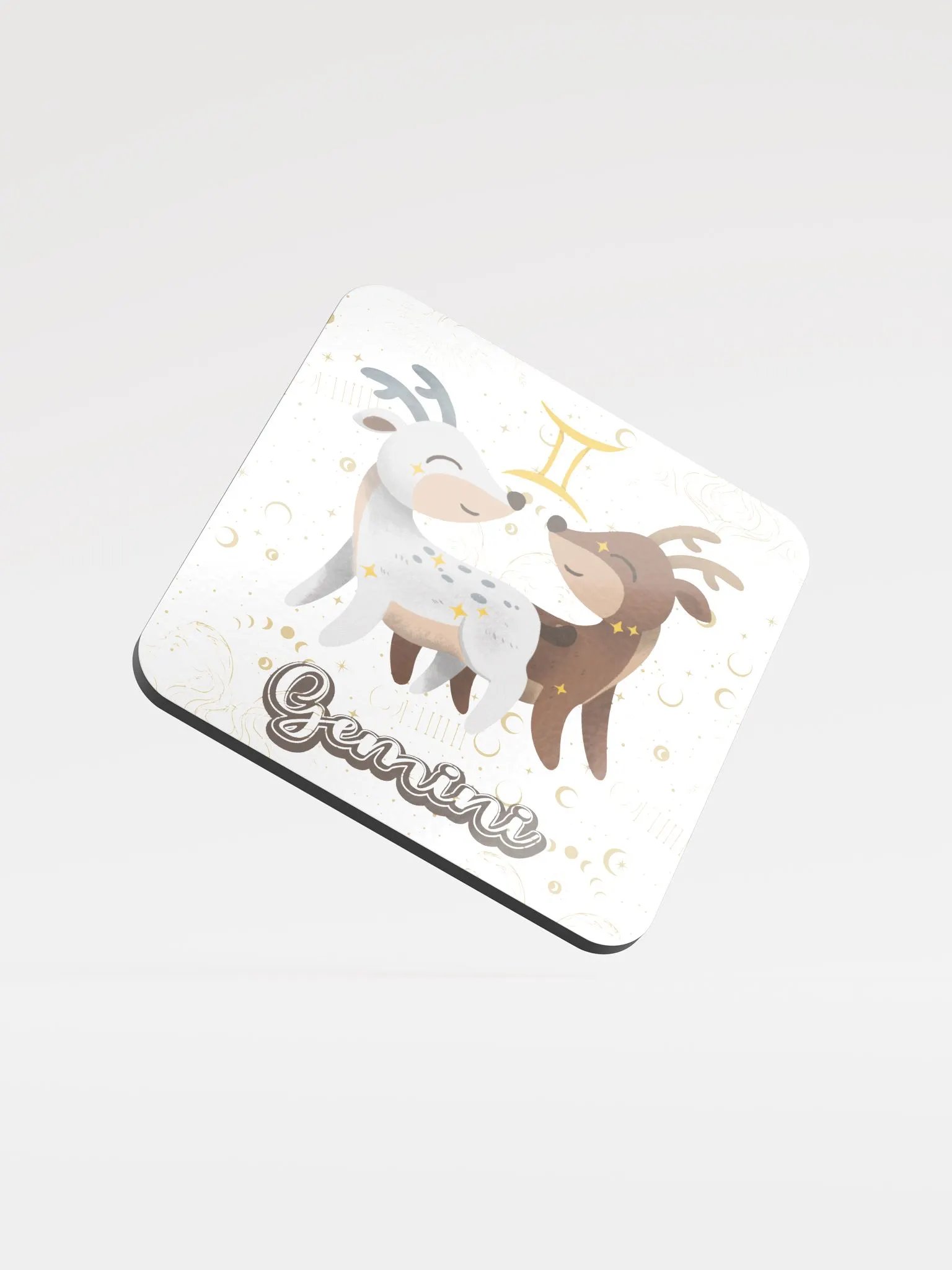 Gemini Cork Coaster product image (1)