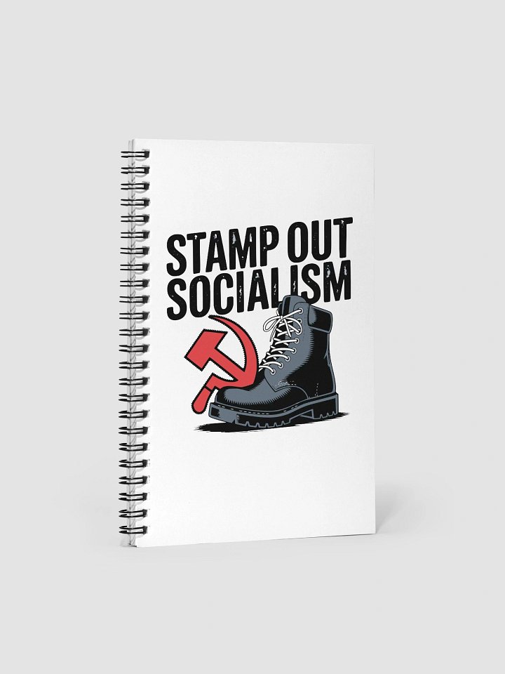 Stamp Out Socialism Boot Graphic – Anti-Socialism Art product image (1)