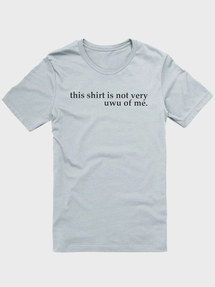 not very uwu unisex tee product image (6)