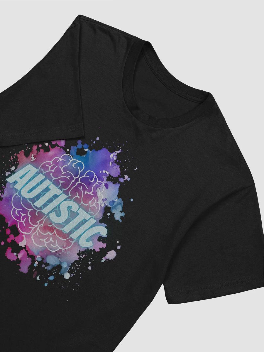 Autistic Paint Splatter Brain Super Soft Shirt product image (4)