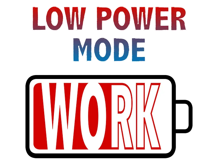 Work in Low Power Mode T-Shirt product image (2)