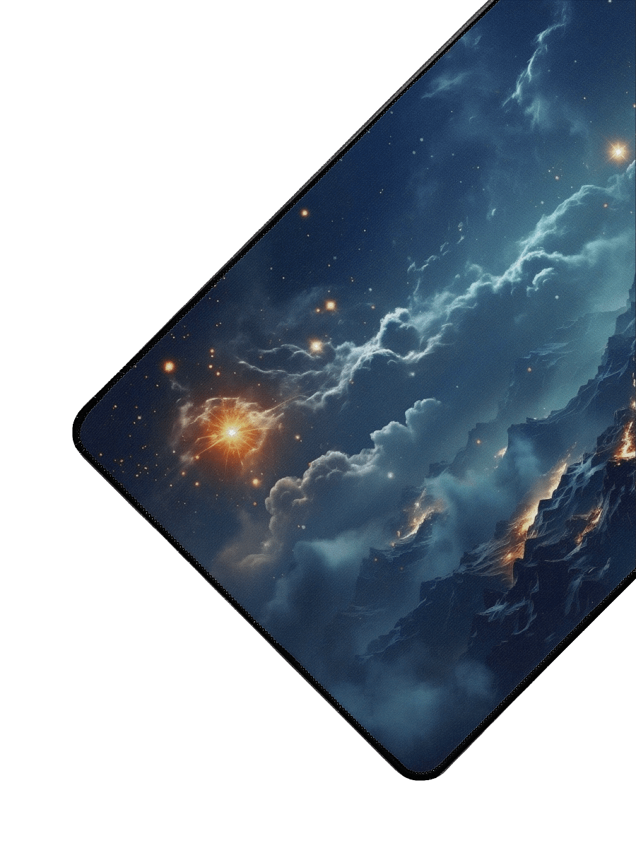 Starry Cloudy Sky Desk Mat by Treasure Pie product image (3)