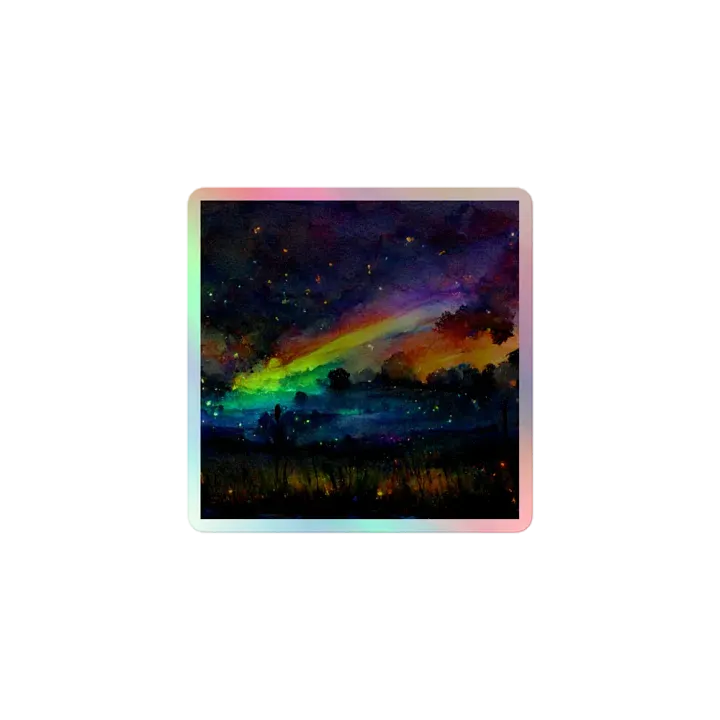 Dreamy Night Sky Holographic Sticker Set product image (1)