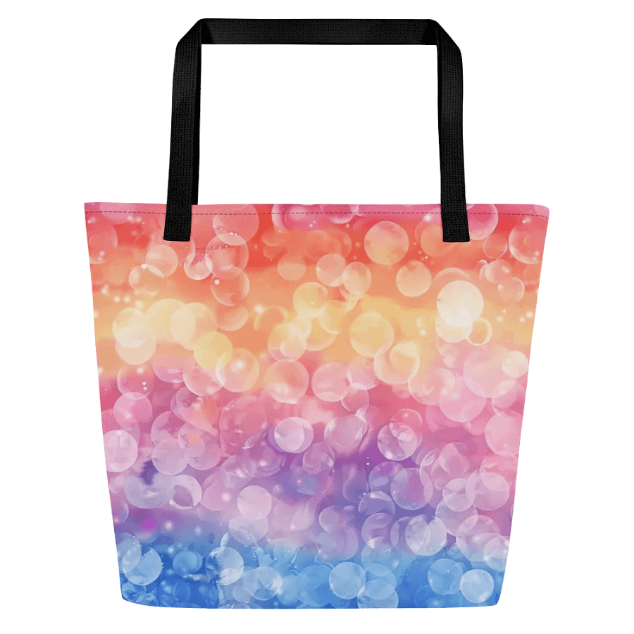 Bokeh Ombre Radiance Polyester Tote Bag product image (1)