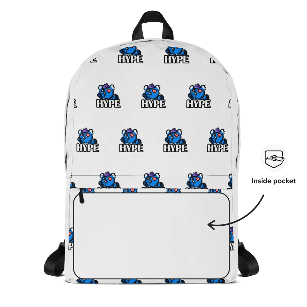 HYPE Blue LuvBear All-Over Print Backpack product image (5)