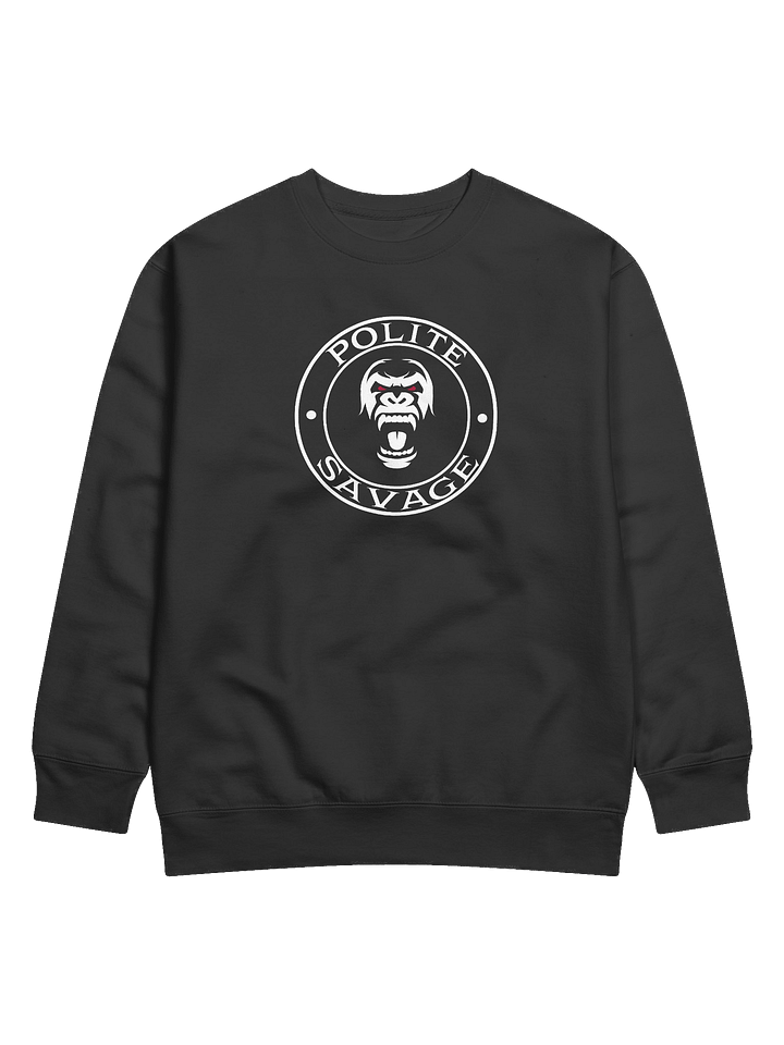 Mad Gorilla Logo- Polite Savage Crewneck Sweater product image (2)