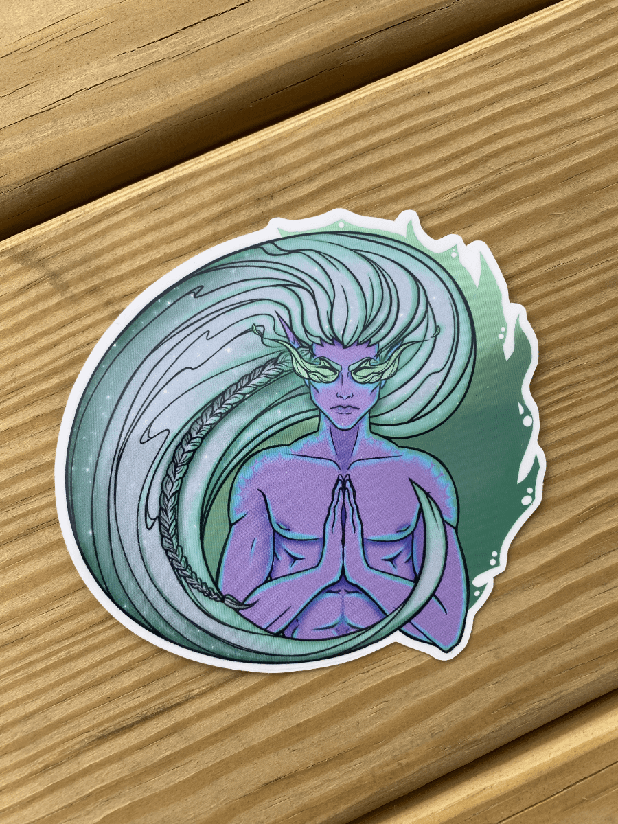Magic Angel Holographic Waterproof Sticker product image (1)