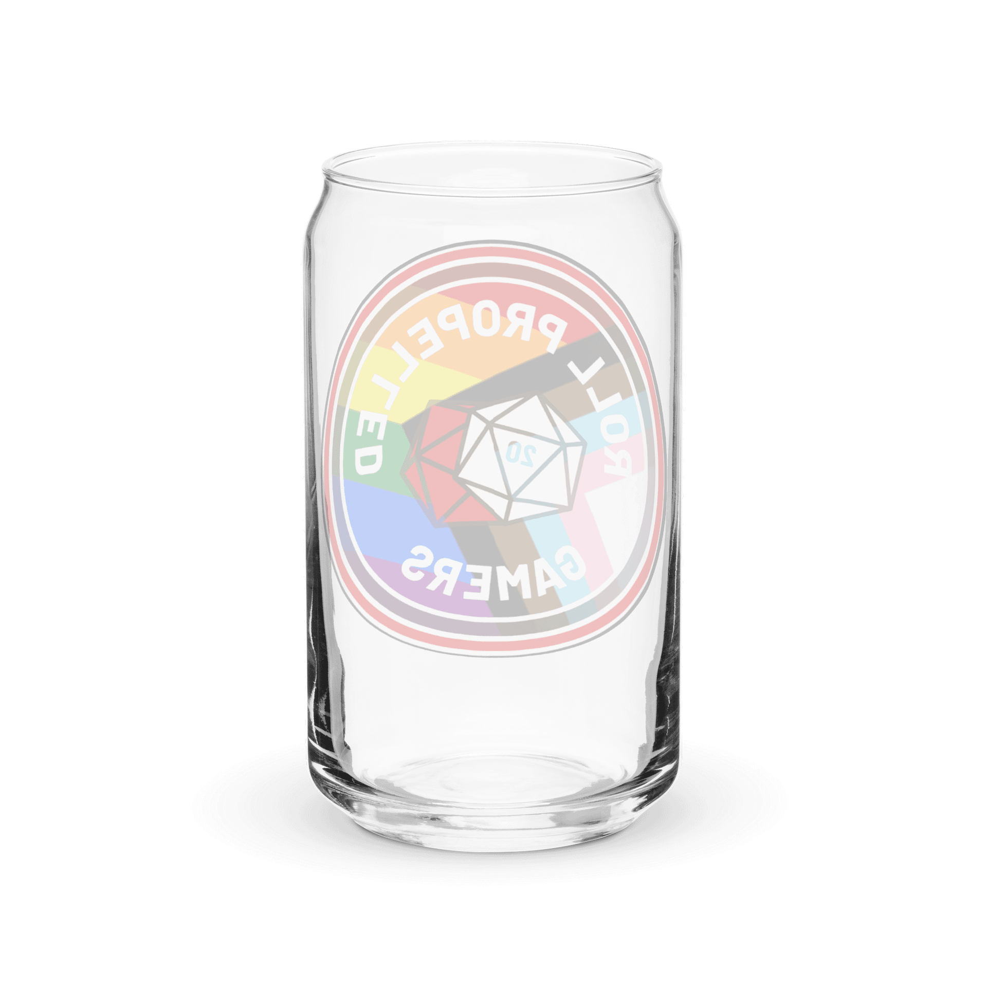 Roll Gamers Pride Logo Glass Can product image (6)
