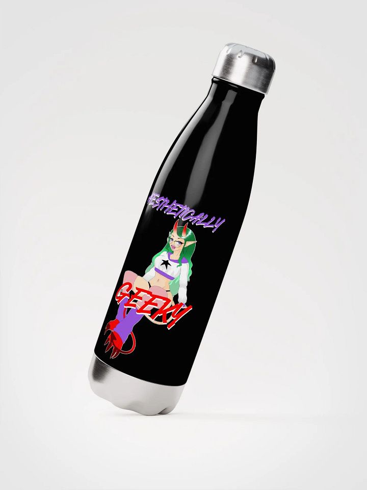 Aesthetically Geeky Demon Water Bottle product image (2)