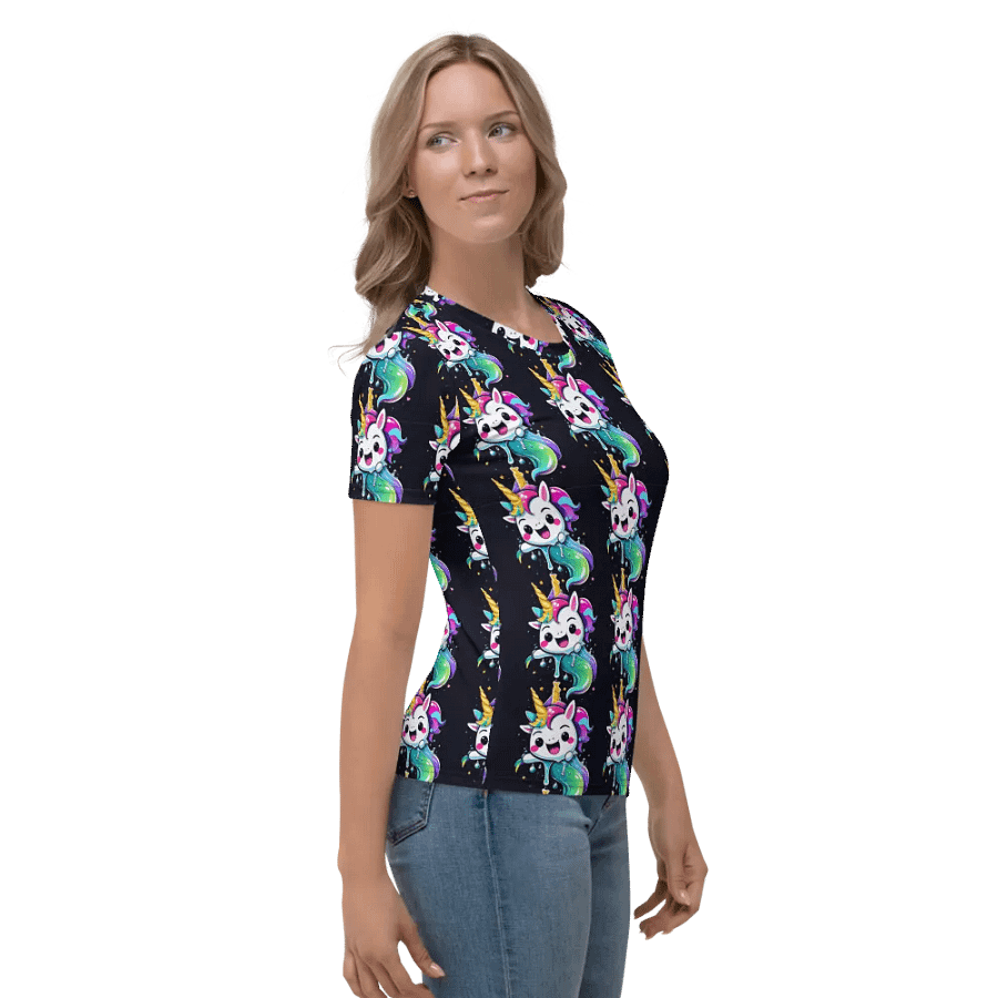 Kawaii Unicorn All Over Print T-shirt product image (5)