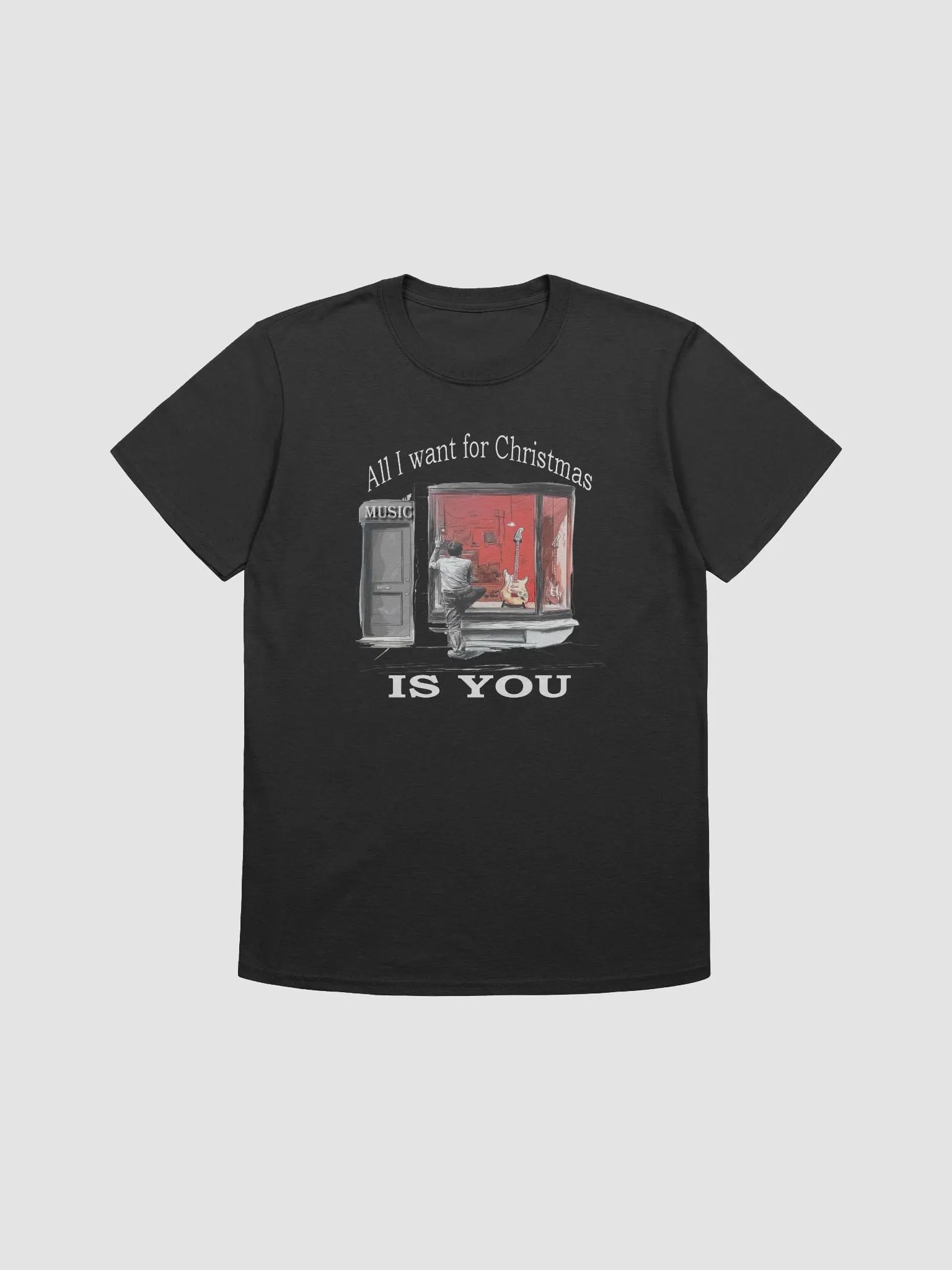 Holiday Guitar Window T-Shirt product image (1)