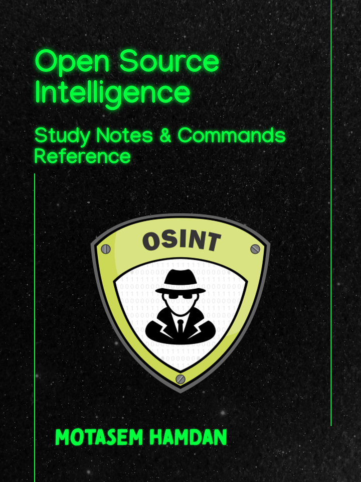 Open Source Intelligence (OSINT) Study Notes product image (1)