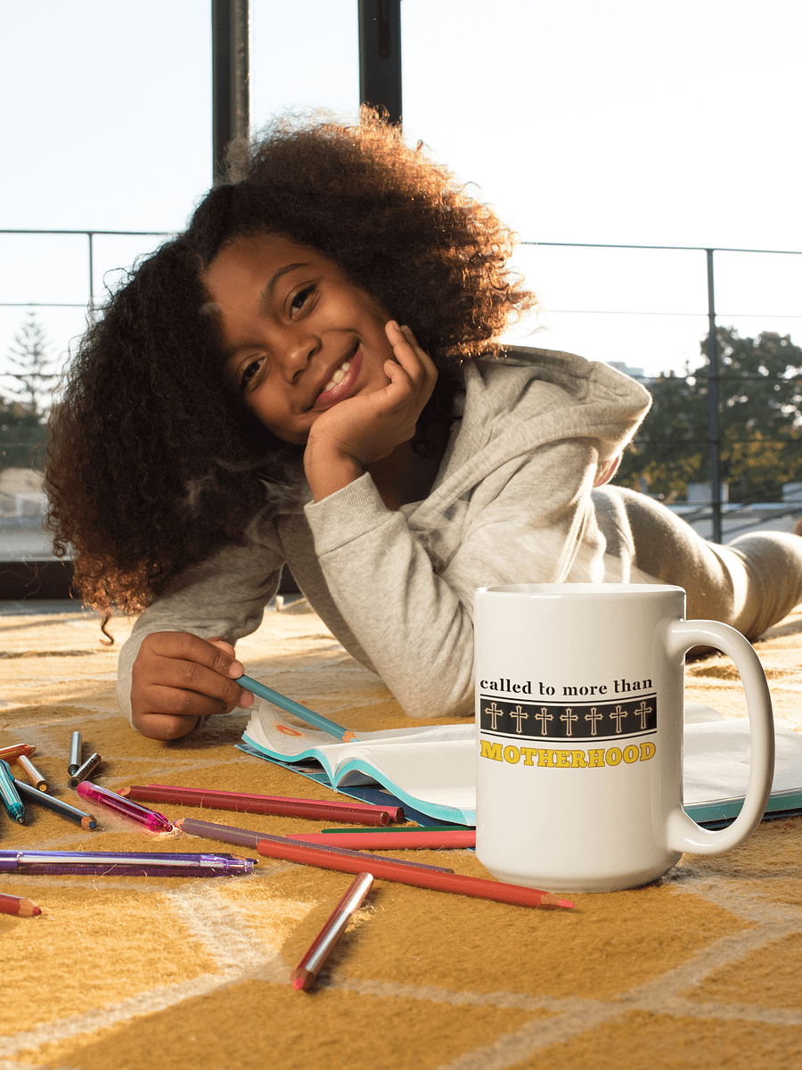 Called to More Than Fatherhood | Christian Dad White Gloss Ceramic Mug | Faith-Based Gift for Christian Dads product image (1)