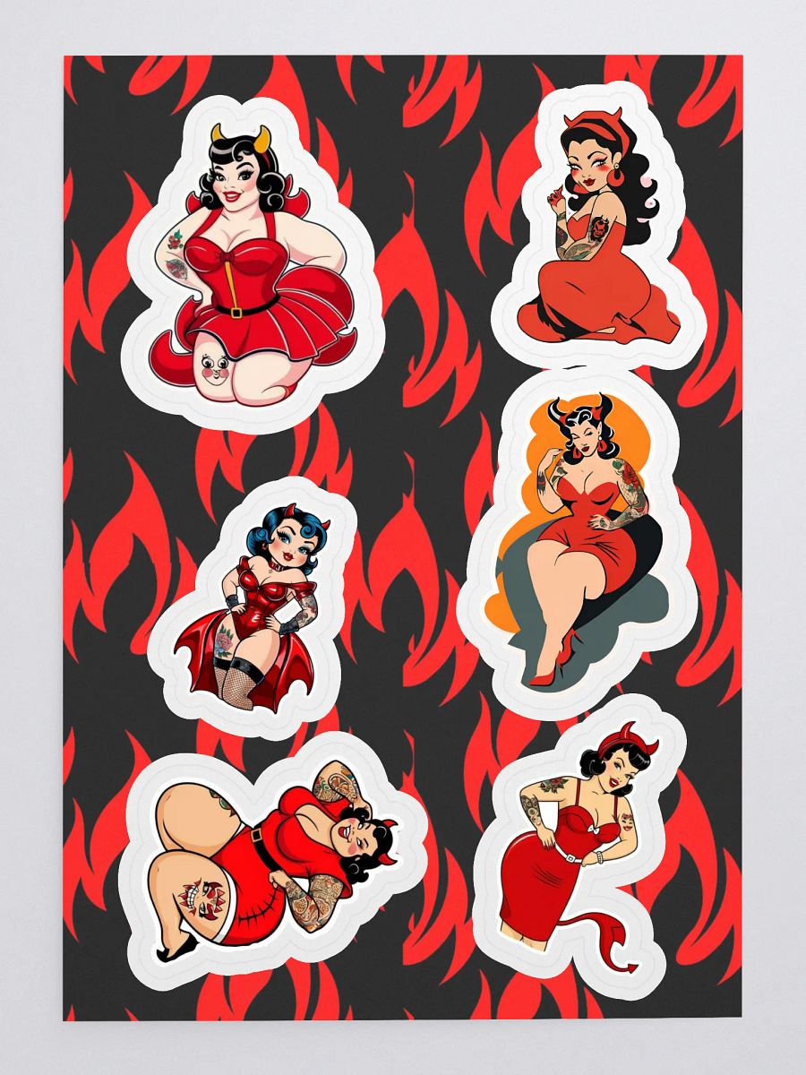 Devil Girl Sticker Sheet product image (3)