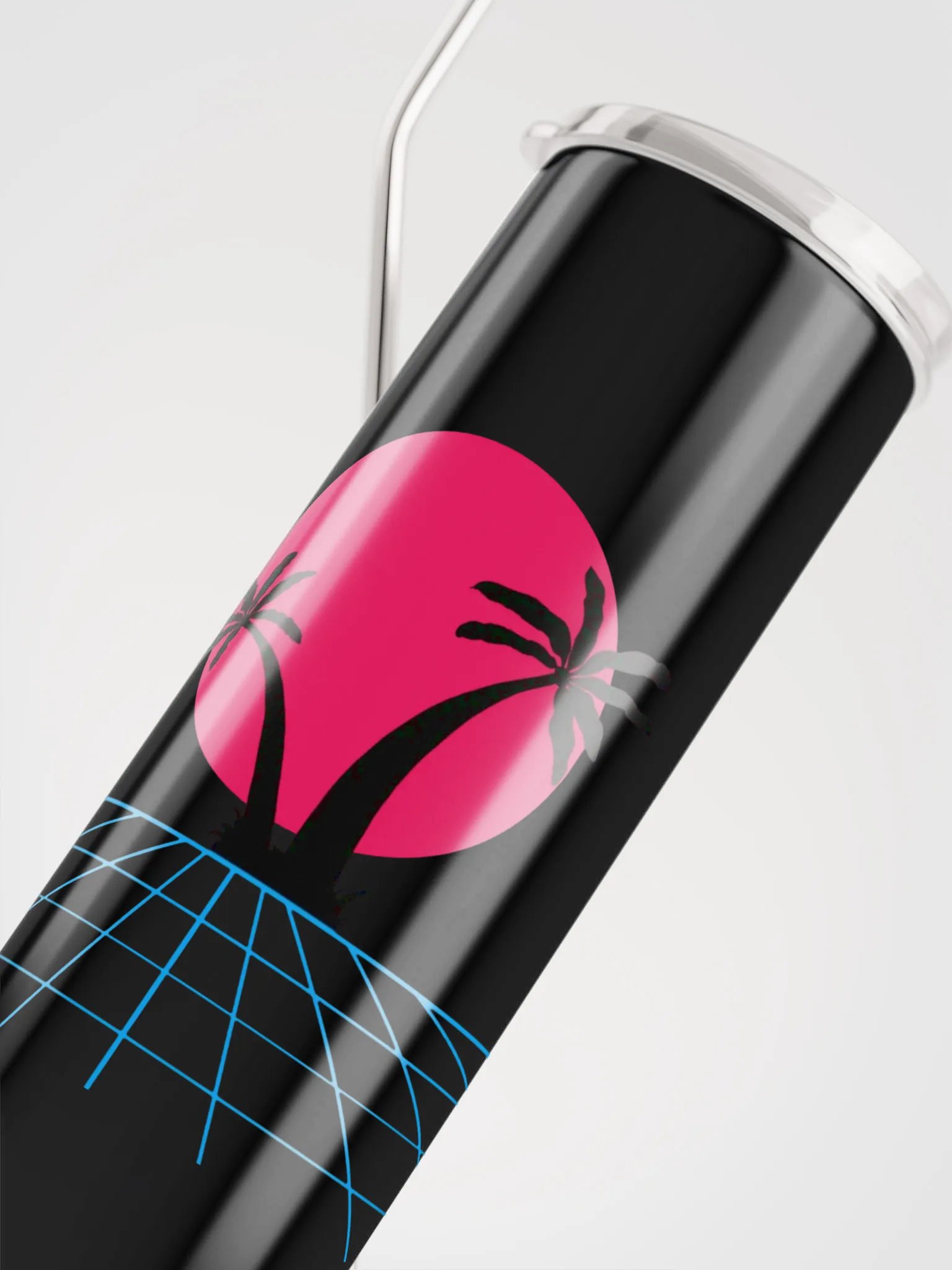 Retro-Futuristic Steel Tumbler product image (4)