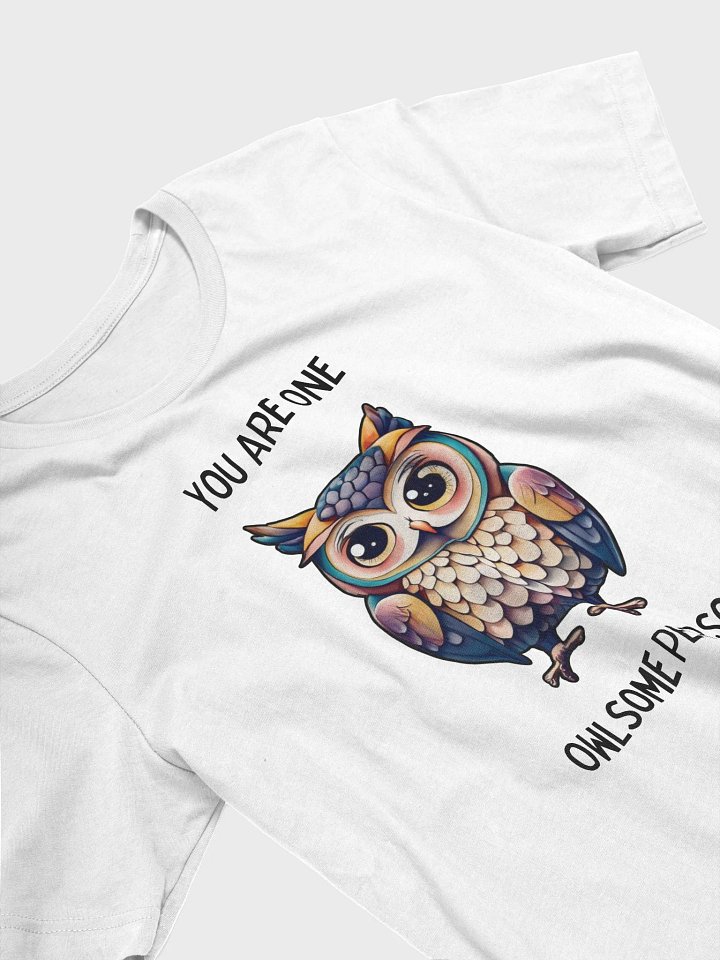 You Are One Owlsome Person Light T-Shirt product image (2)