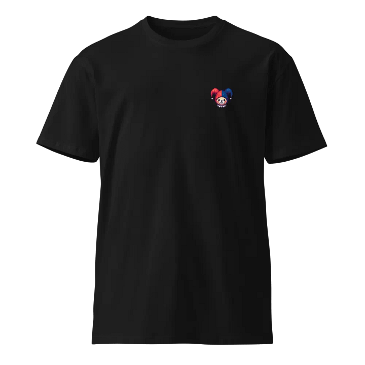 Pixel Art Teddy Bear Jester Unisex T-Shirt - Printed Design product image (1)
