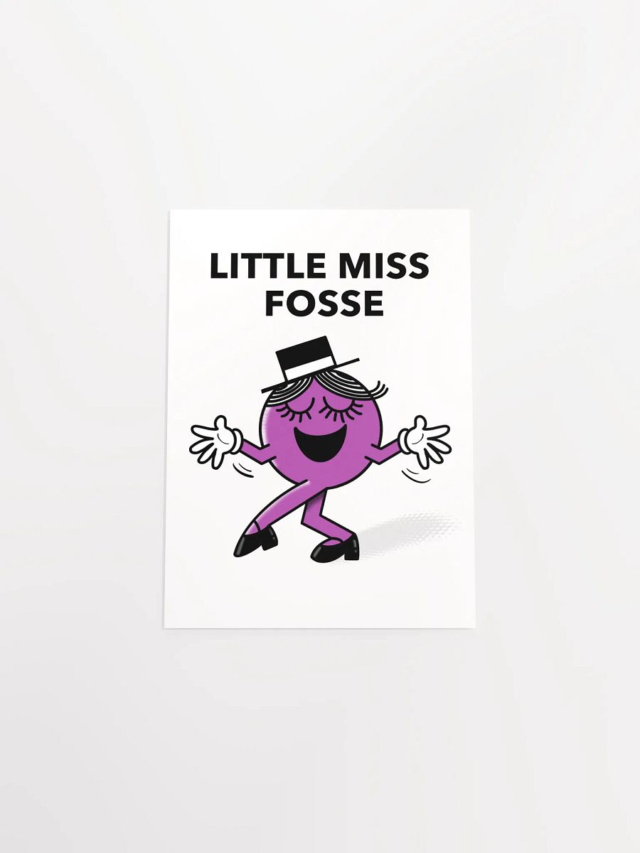 Little Miss Fosse Poster – Enhanced Matte Broadway Dance Print product image (28)