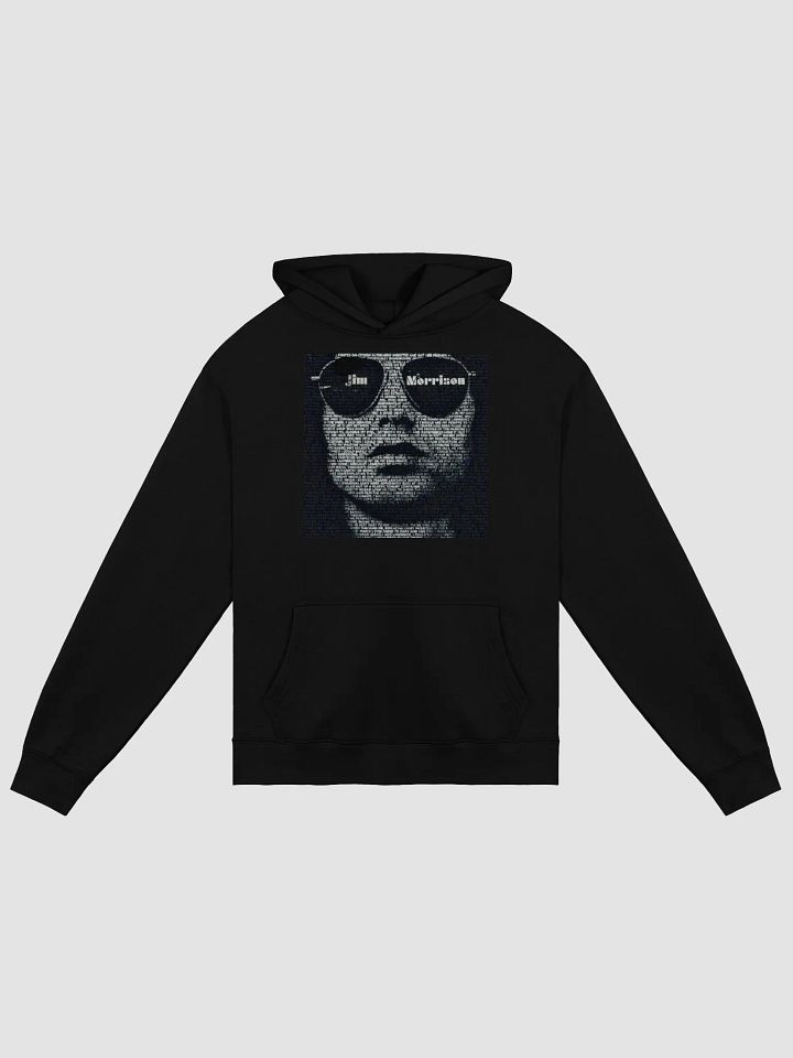 Jim Morrison Hoodie | Black & White Art | The Doors | The American Poet product image (1)