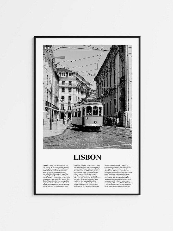 Lisbon 02 Newspaper Poster product image (1)