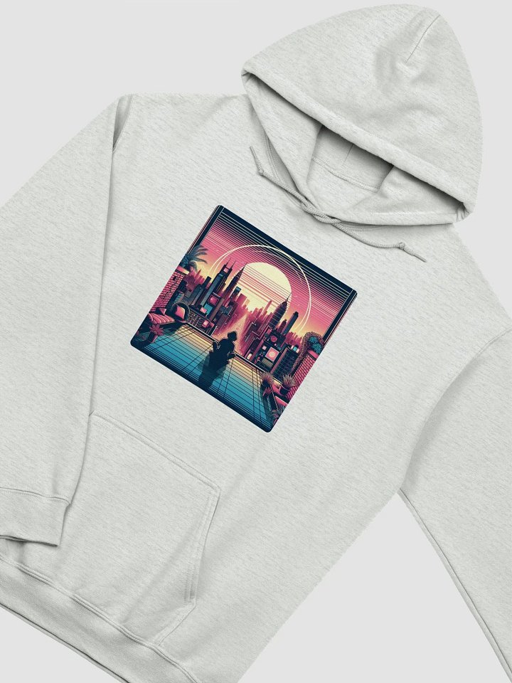 Sunset City Dreams Hoodie | AI Design product image (1)