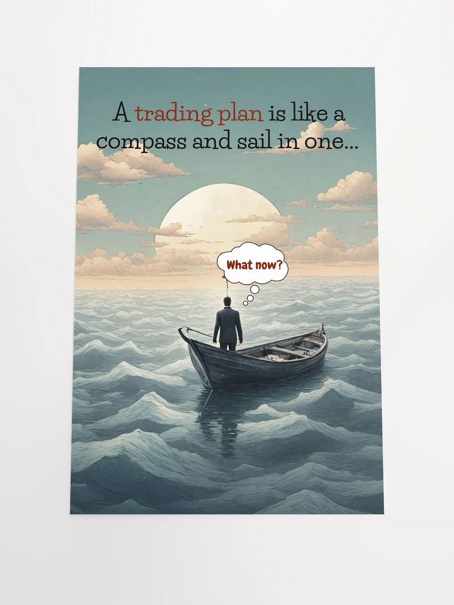 Inspirational Trading Plan Poster (Original Artwork) product image (2)