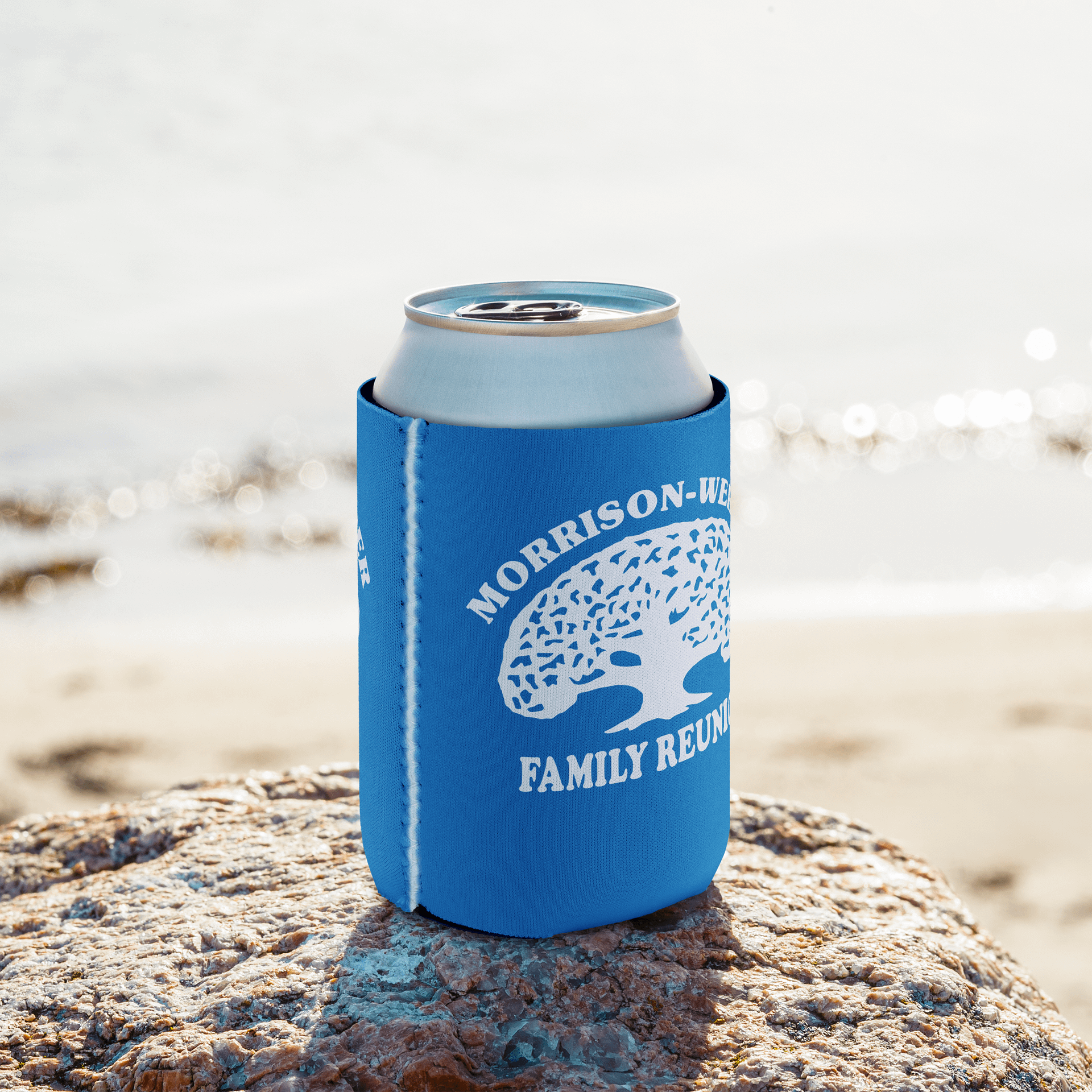"Morrison-Werner Family Tree" Can Coozie (Blue) product image (8)