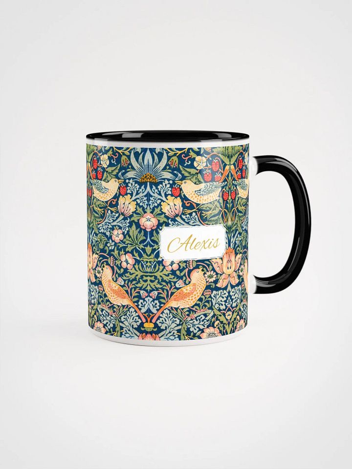 Personalized Strawberry Thief Coloured Mug product image (1)
