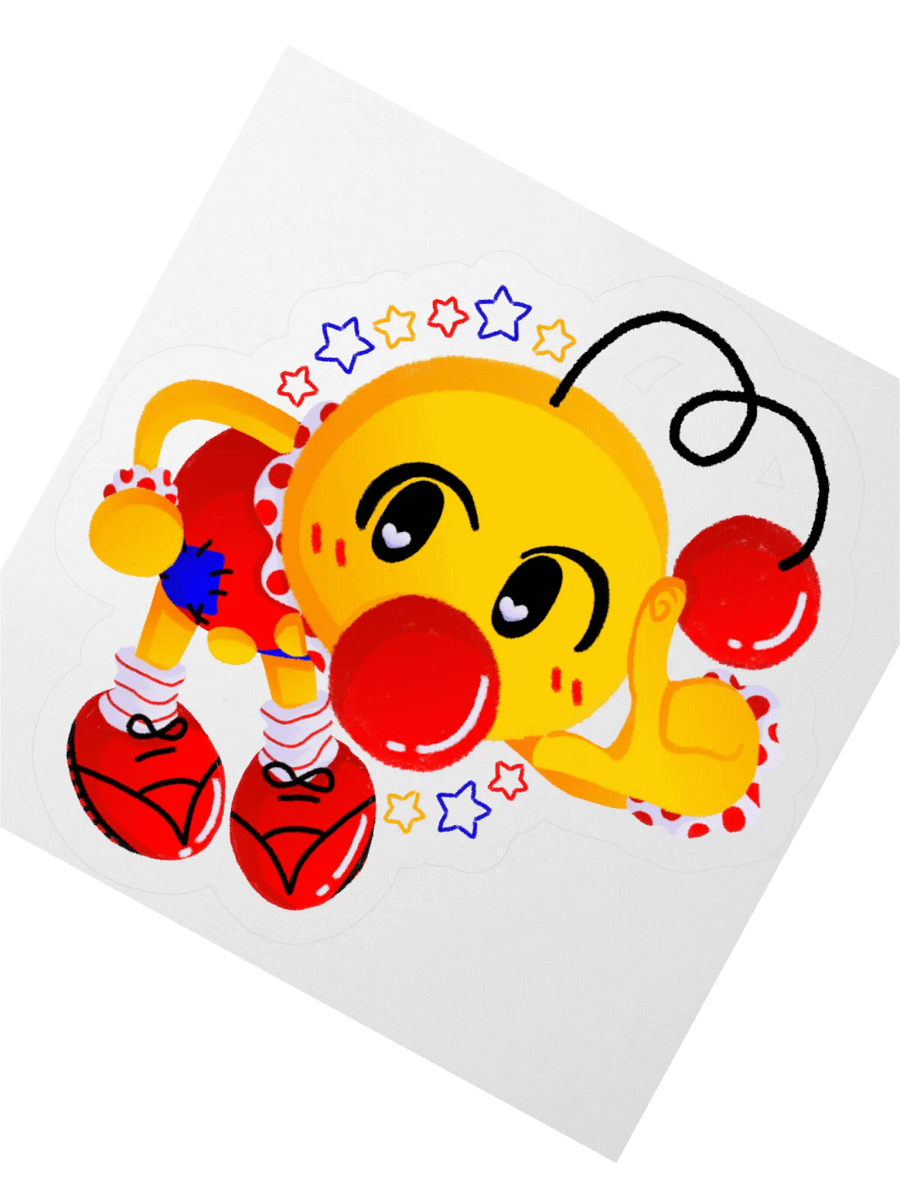 Boyoyoing Point Stars Shaded Sticker product image (2)