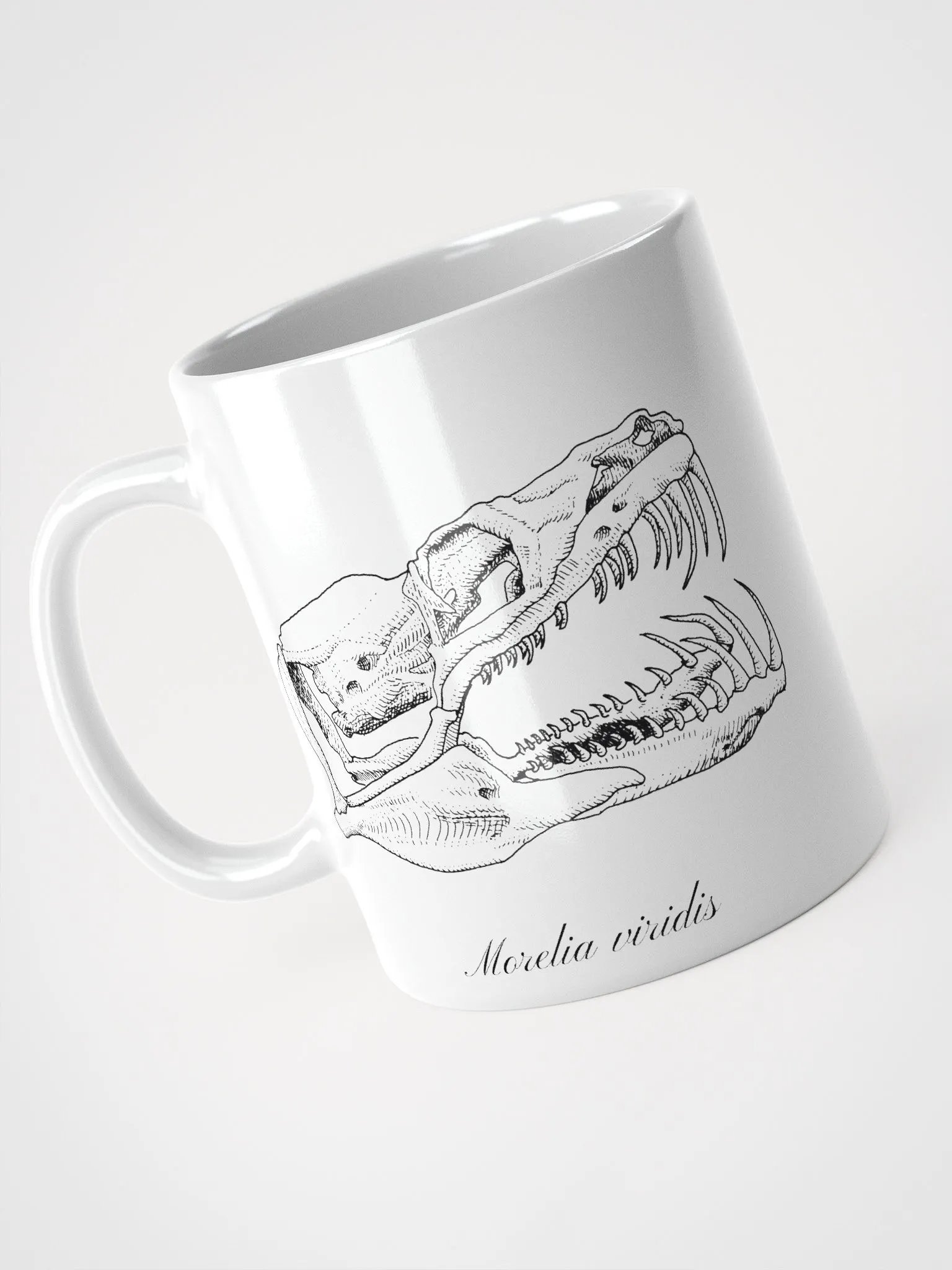 Green Python Skull mug product image (6)